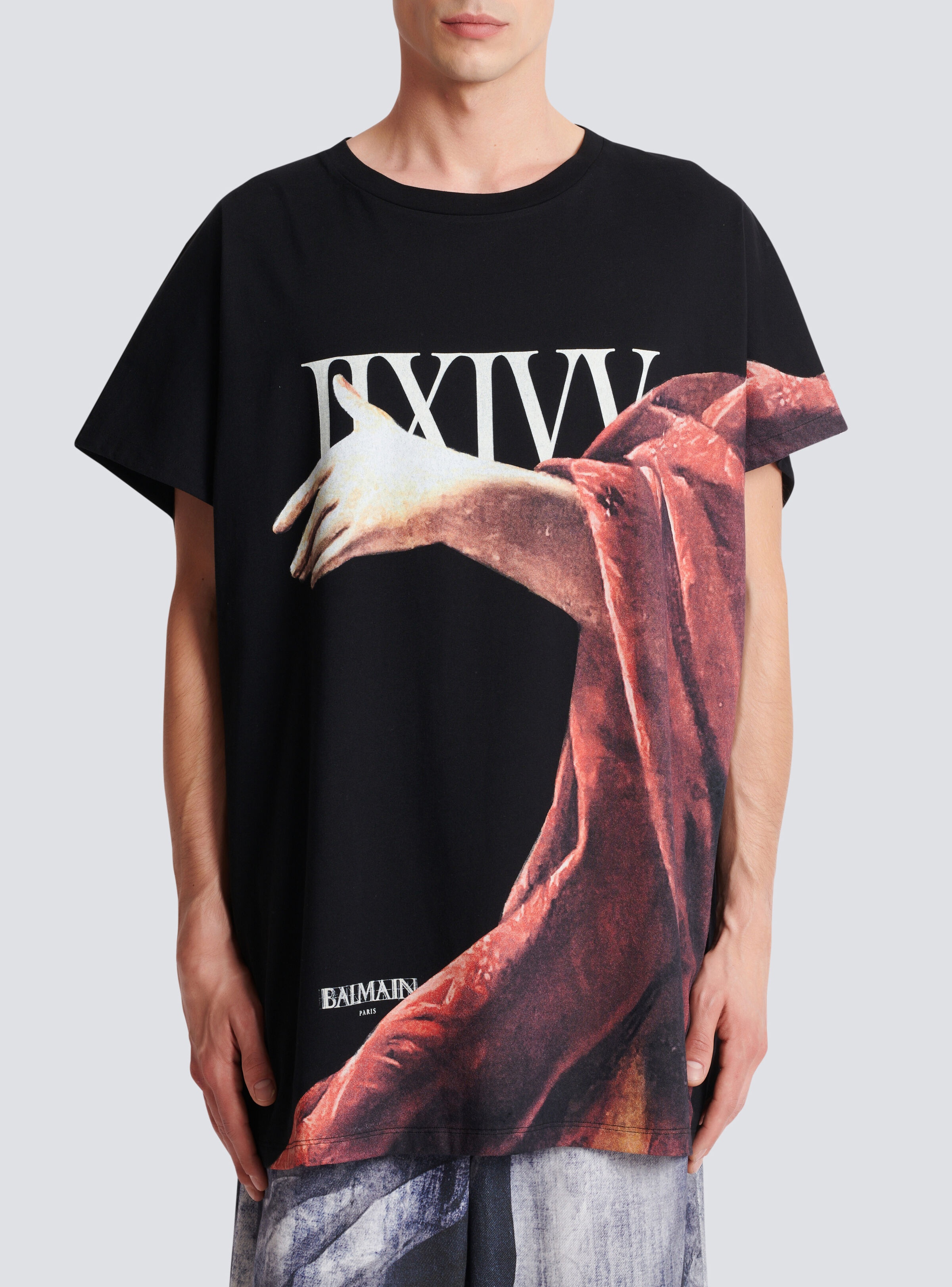 Boxy fit statue print T-shirt - 5