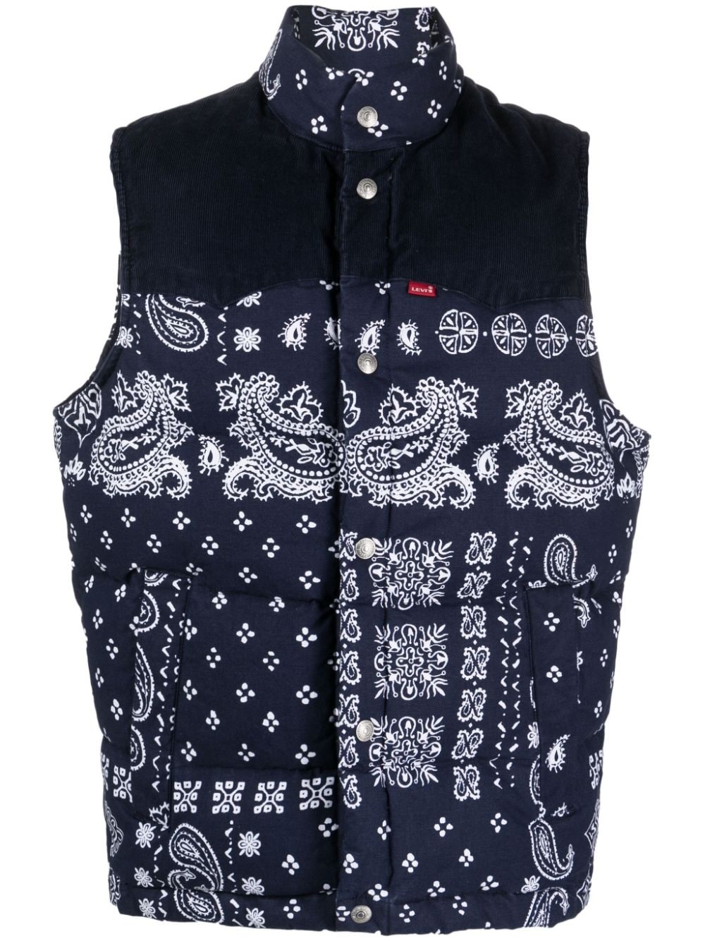 Western quilted gilet - 1