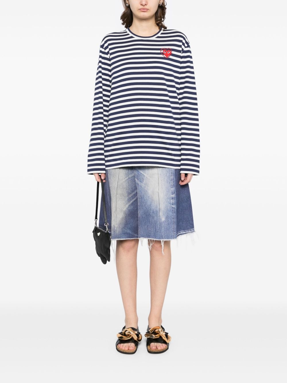 stripe T-shirt - 3