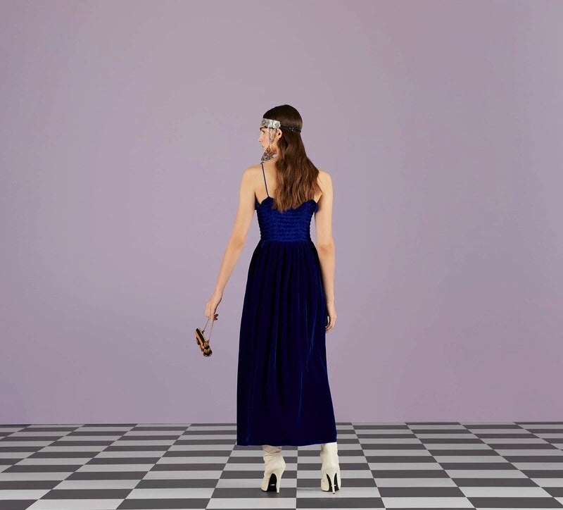 Gucci Long Velvet Dress - 4