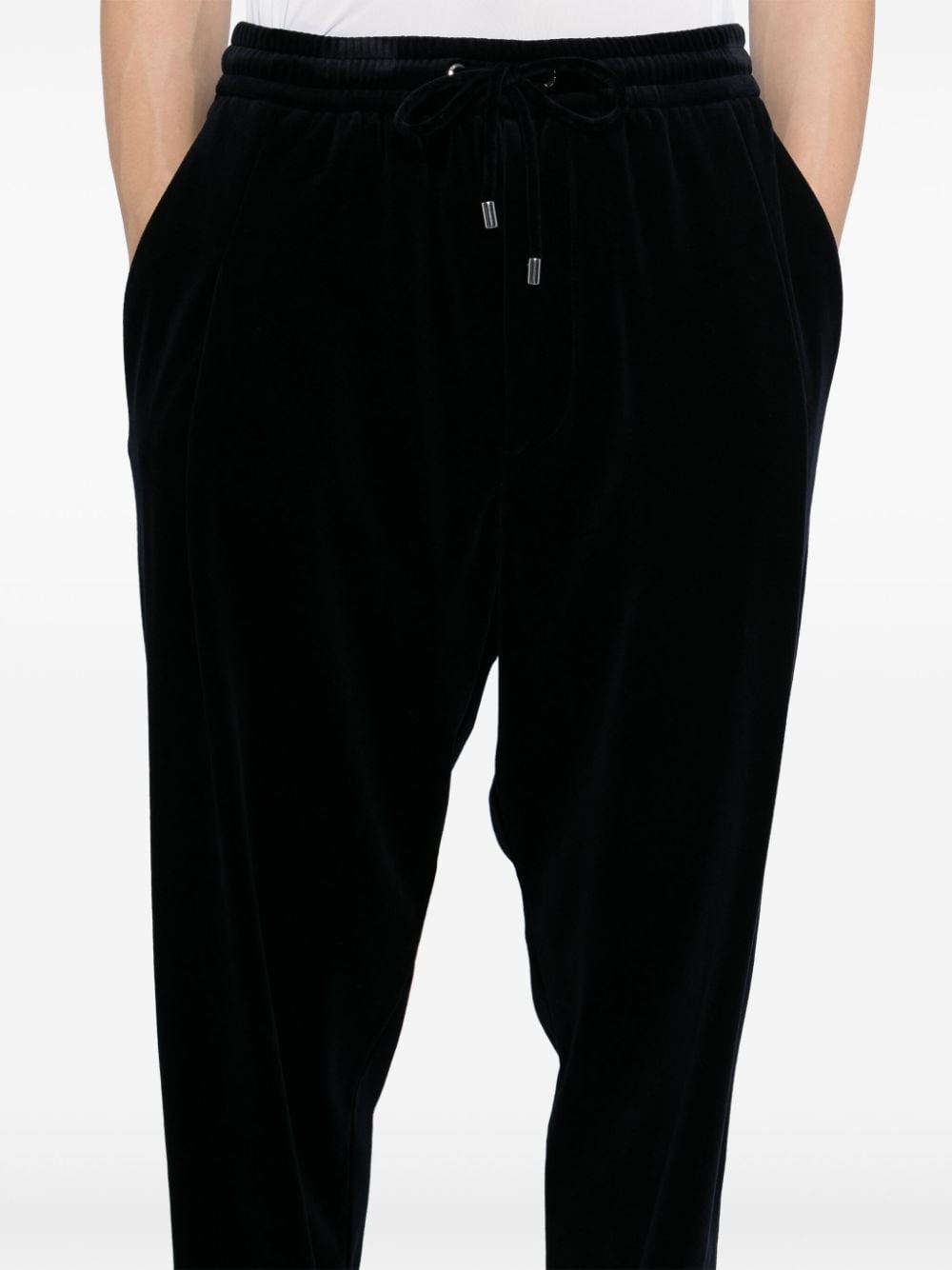 Chenille drawstring trousers - 5