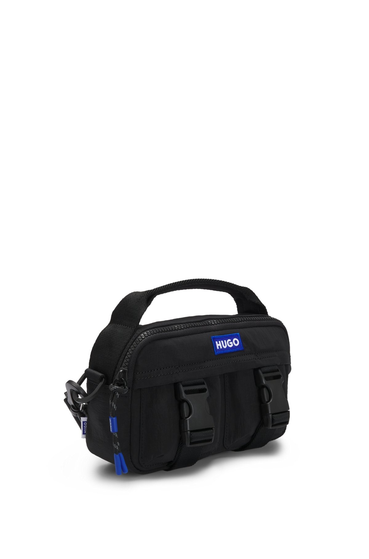 REPORTER BAG WITH BLUE LOGO LABEL - 5