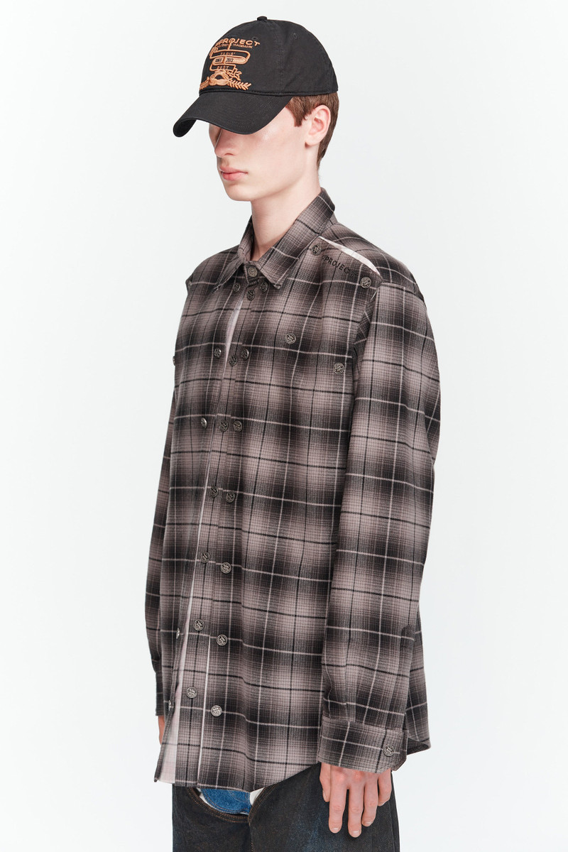 Snap Off Flannel Shirt 4