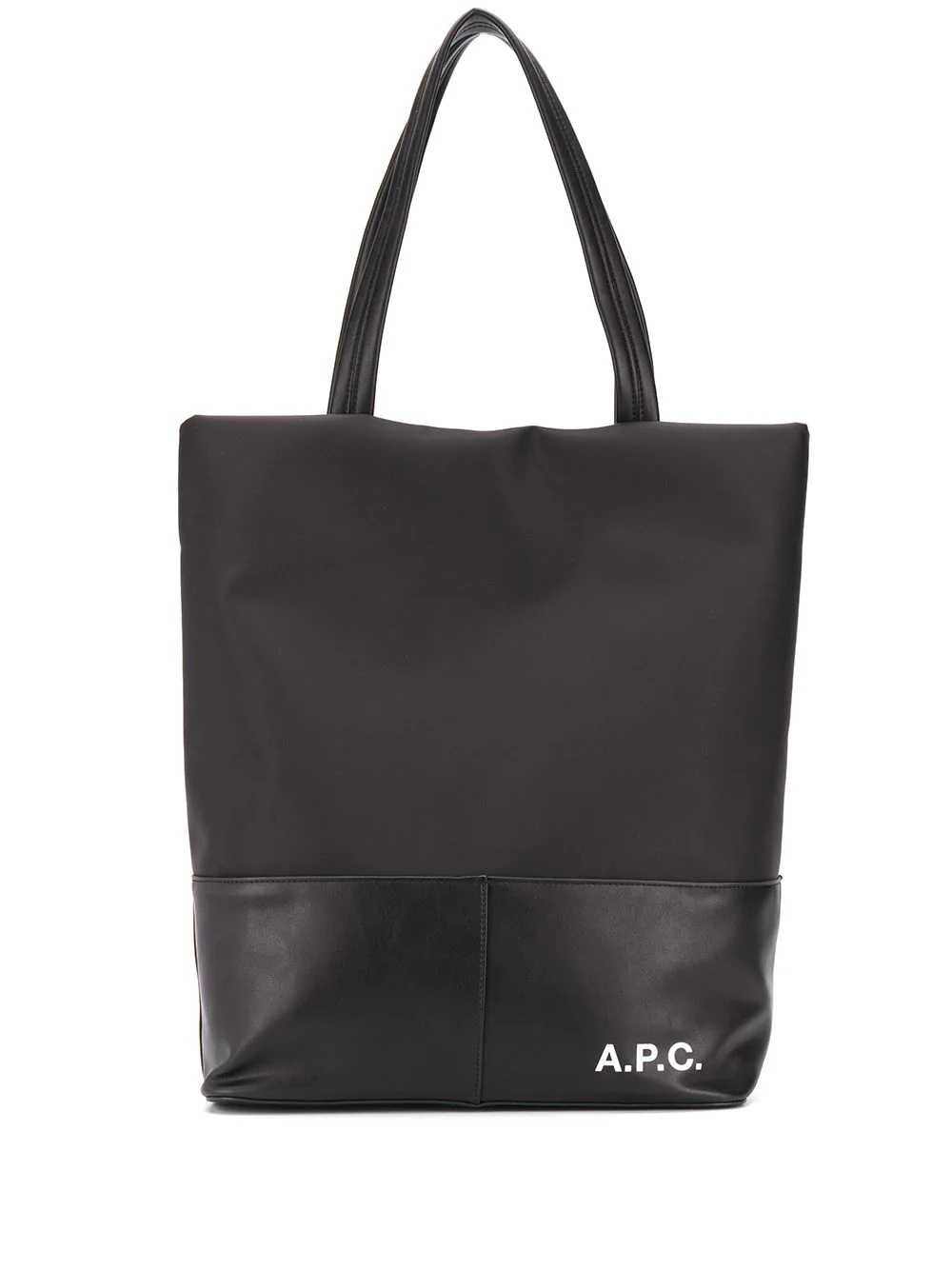 logo print tote bag - 1