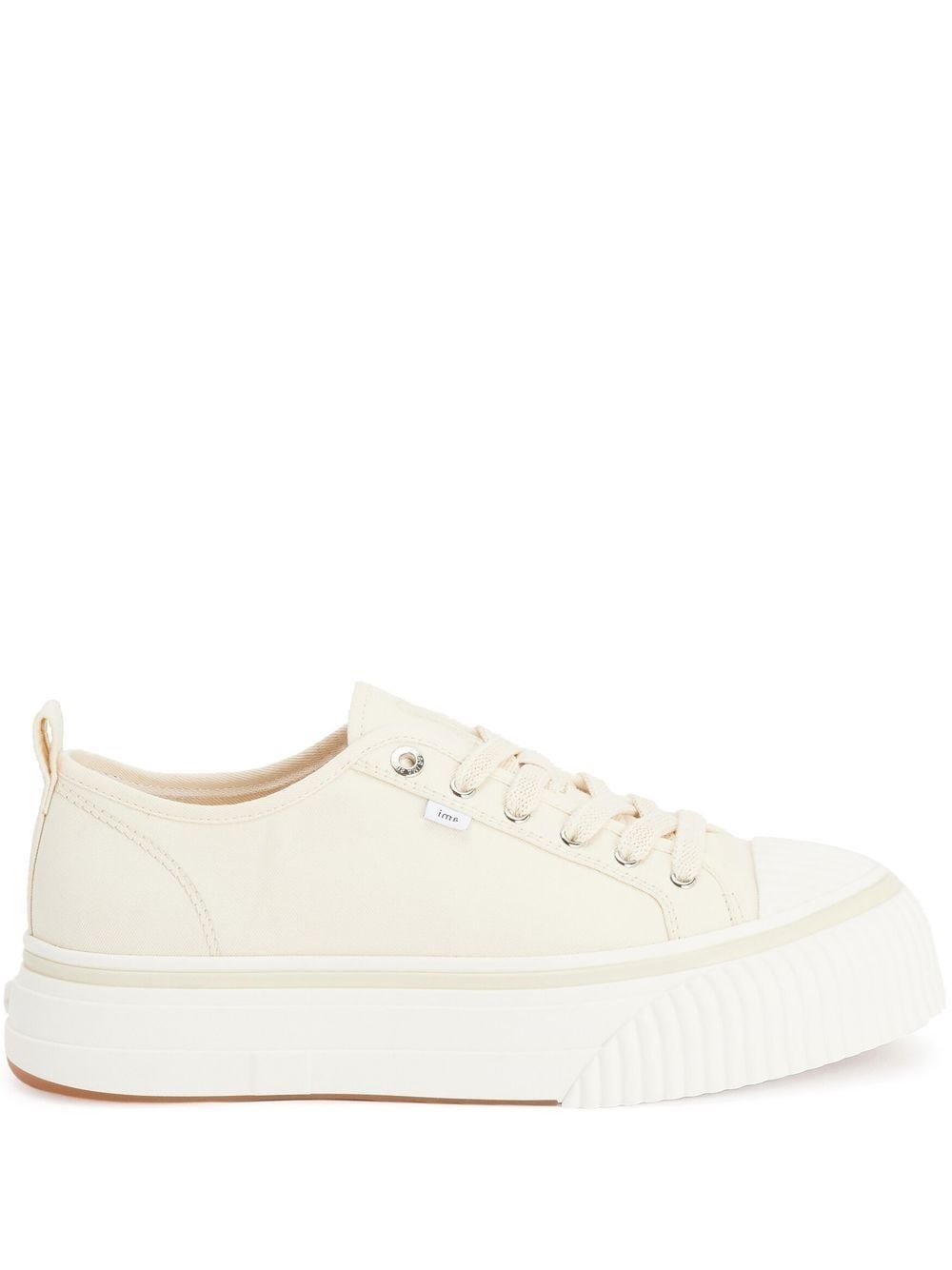 canvas low-top sneakers - 1