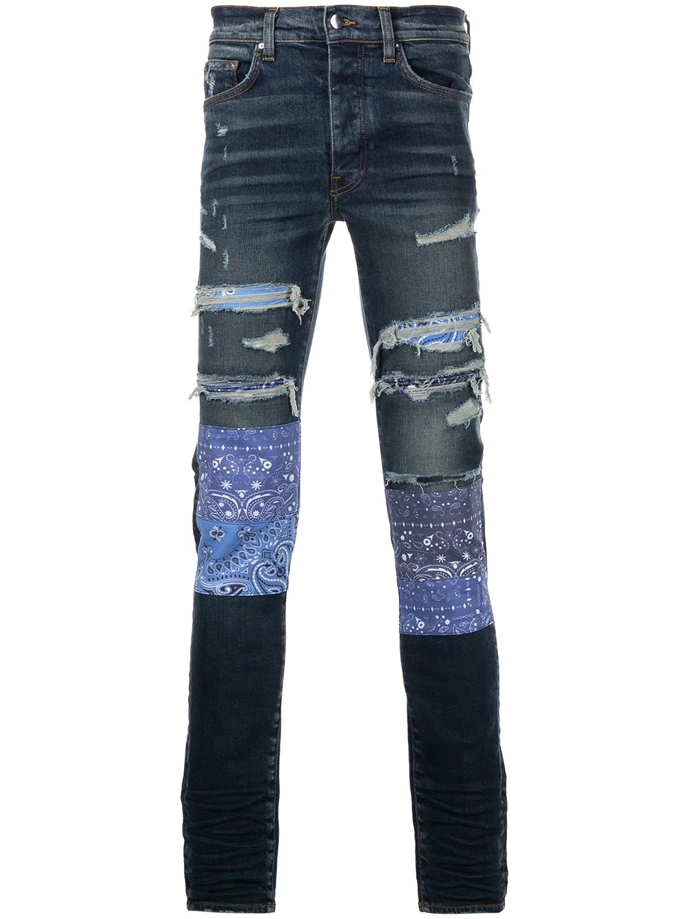 Bandana Artpatch skinny jeans - 1