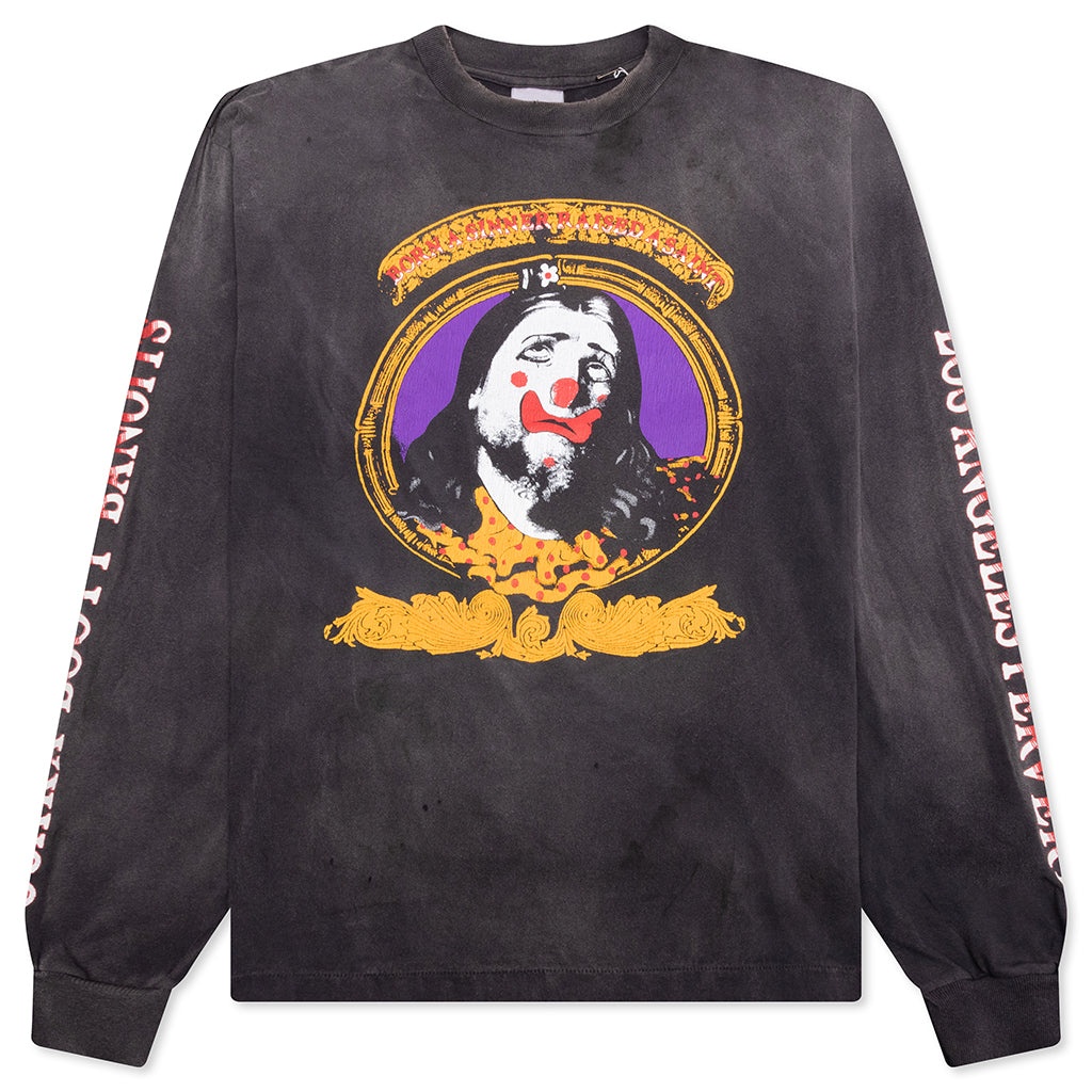 Saint Mxxxxxx☆Soul on Fire L/S Tee SAINT M×××××× SOUL ON FIRE L/S TEE - BLACK | feature