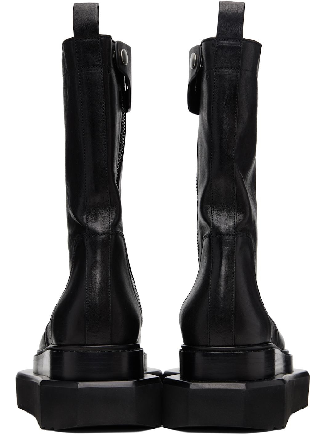 Black Concordians Zipped Turbo Cyclops Boots - 2