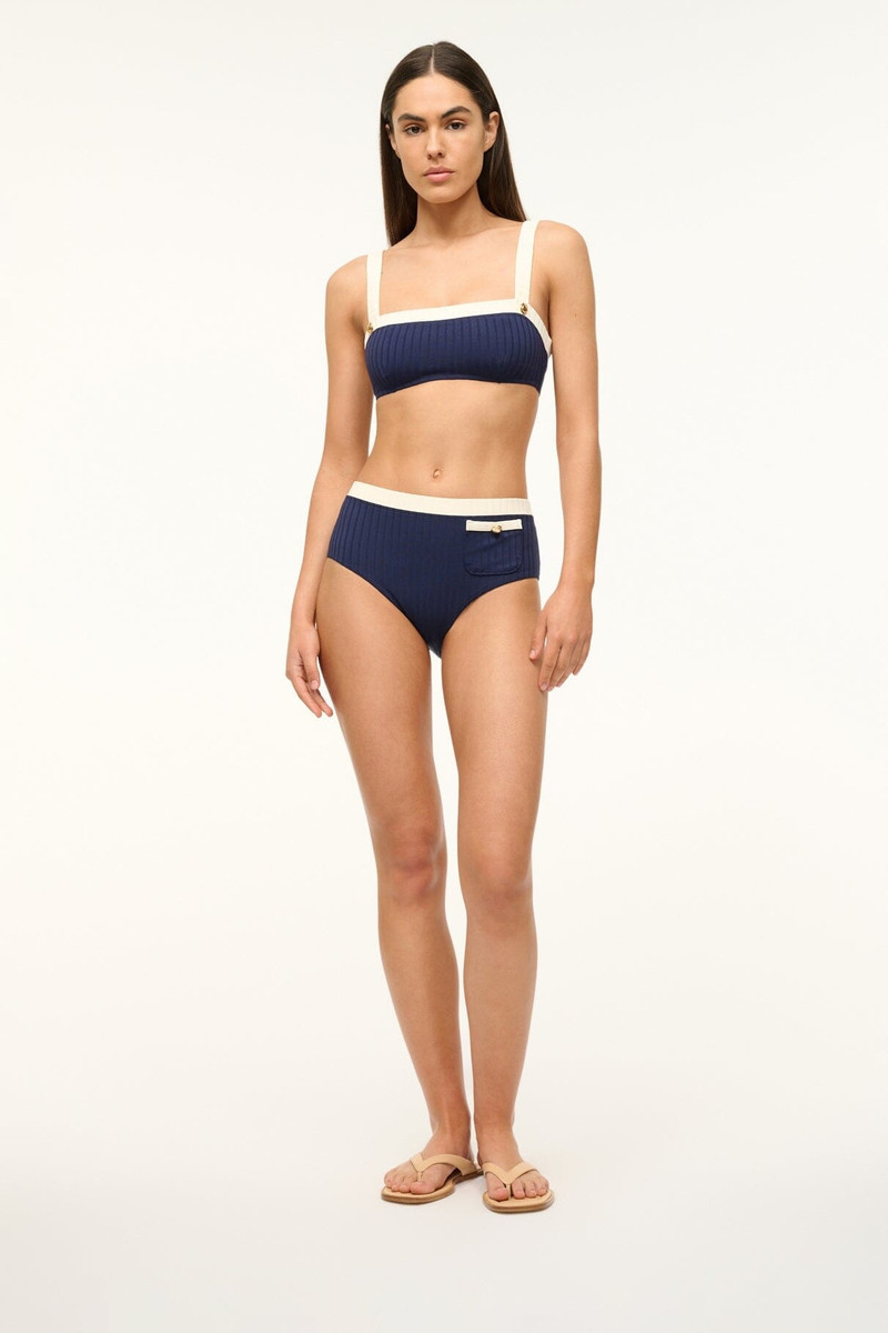 STAUD DANTE THONG SLIDE PORCINI 2