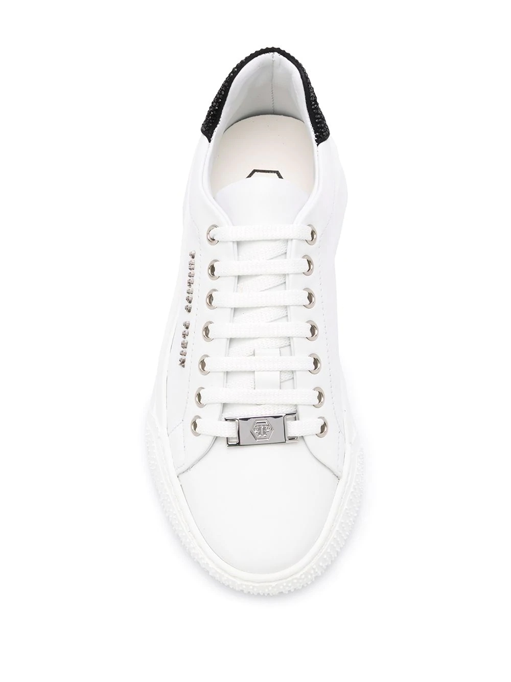 Crystal low-top sneakers - 4