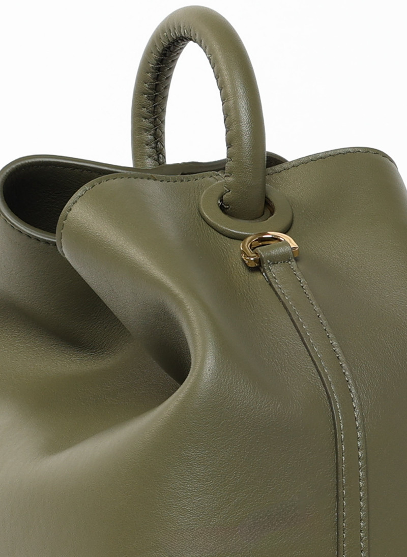 Raisin Leather Khaki Green 4