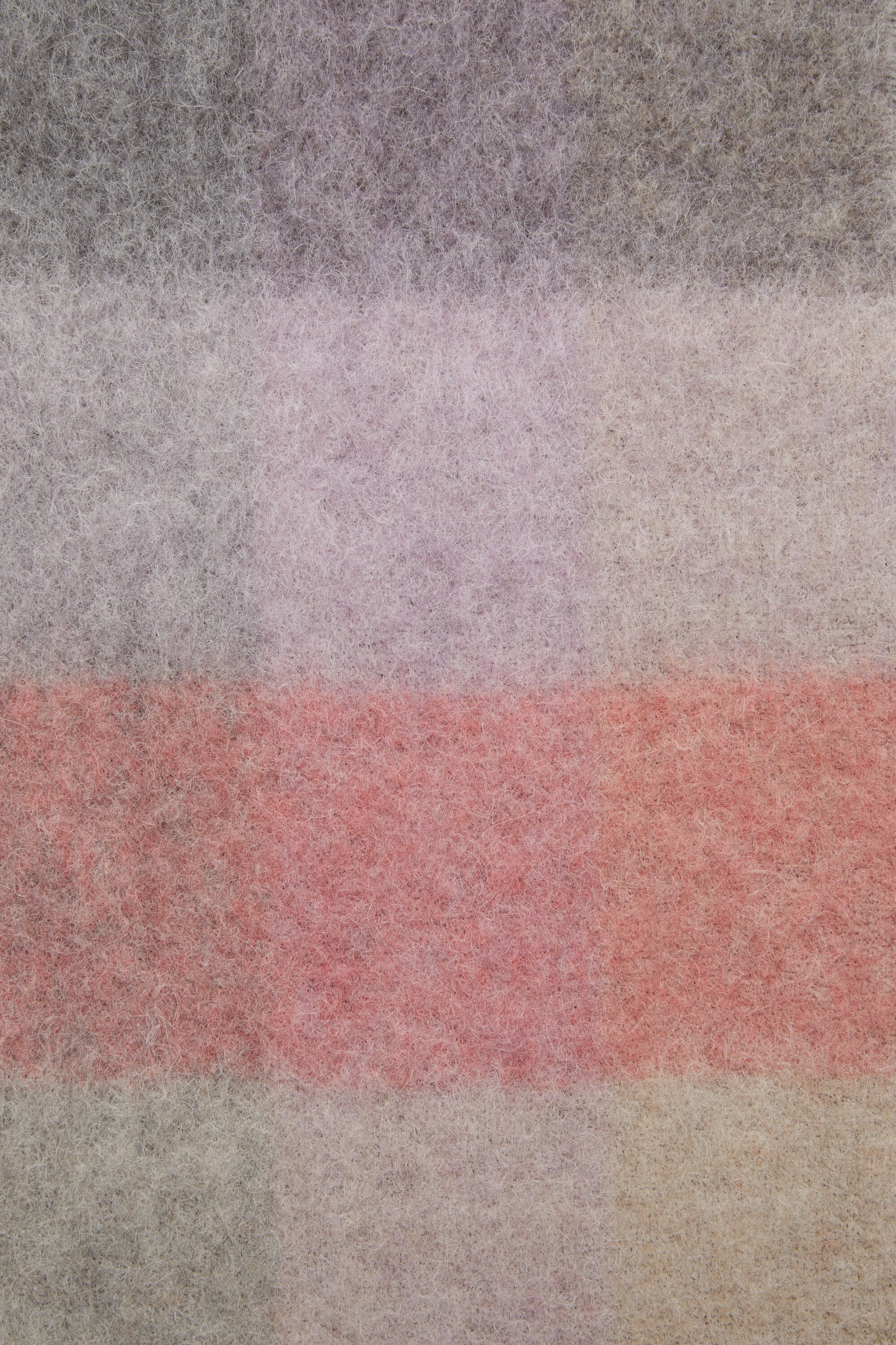 Mohair checked scarf - Fuchsia/lilac/pink - 5