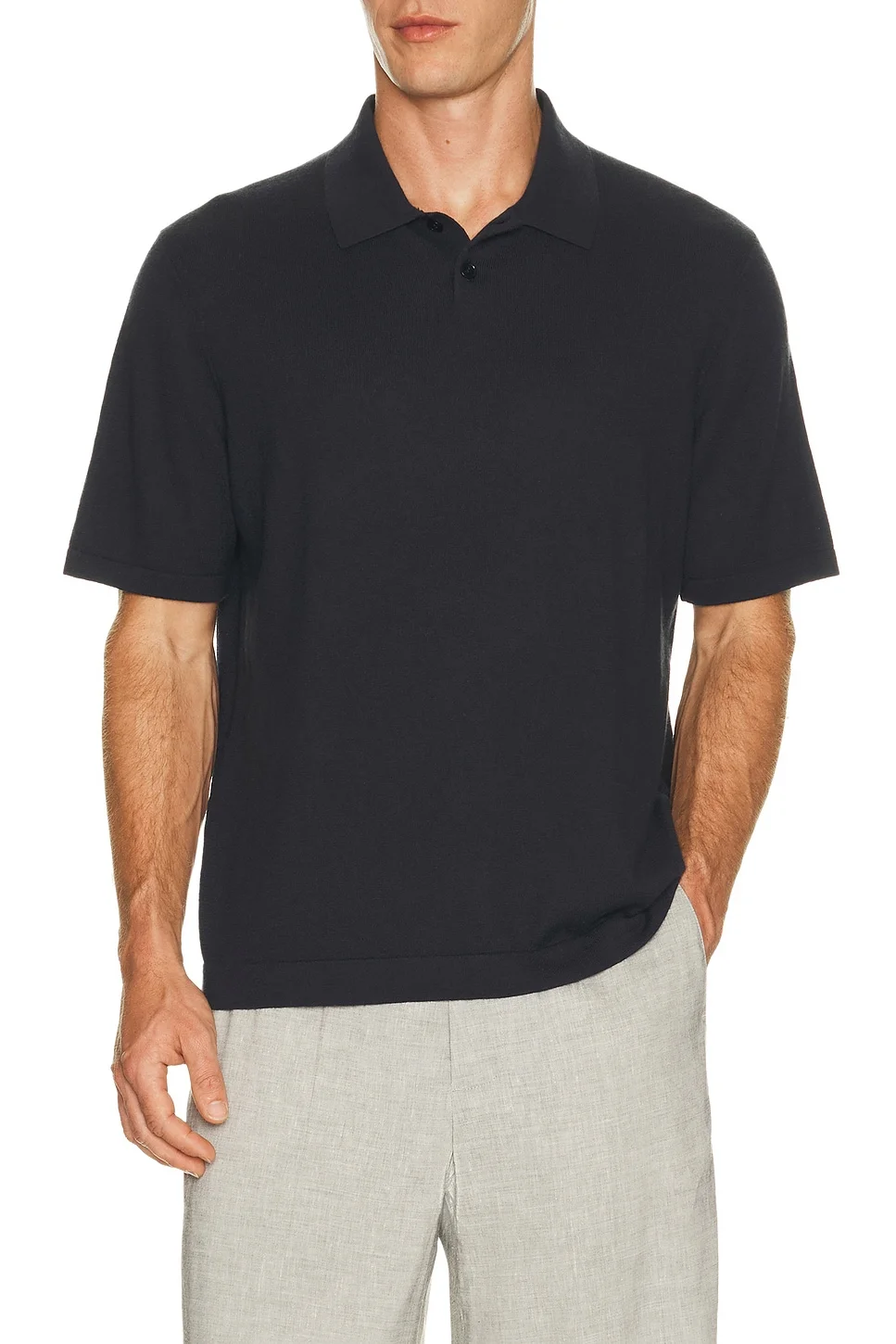 Keir Sweater Short Sleeve Polo - 1