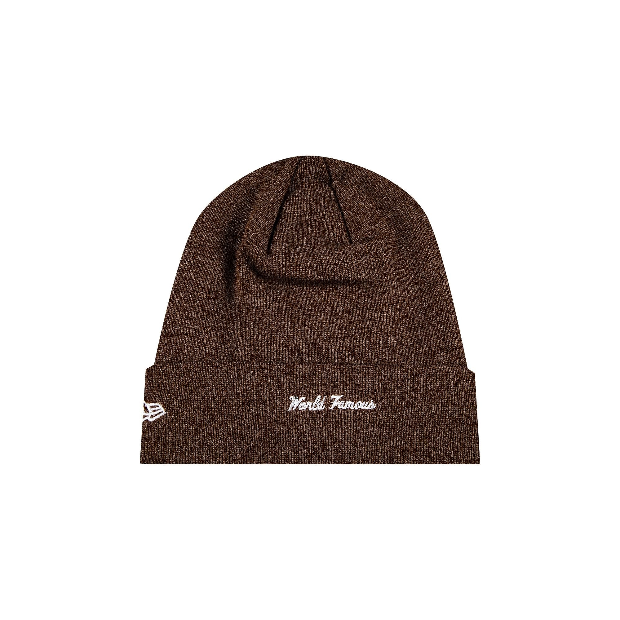 Supreme x New Era Box Logo Beanie 'Dark Brown' - 2