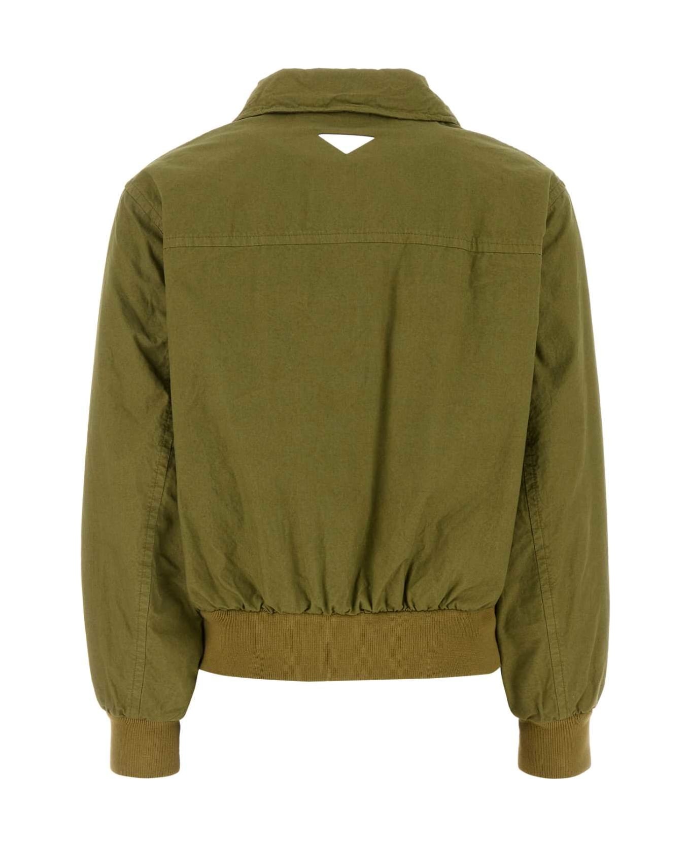 Army Green Cotton Jacket - 2