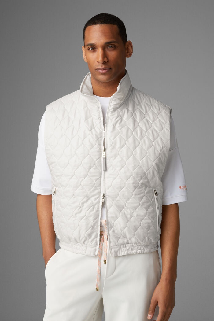 Pride Quilted waistcoat in Off-white - 2