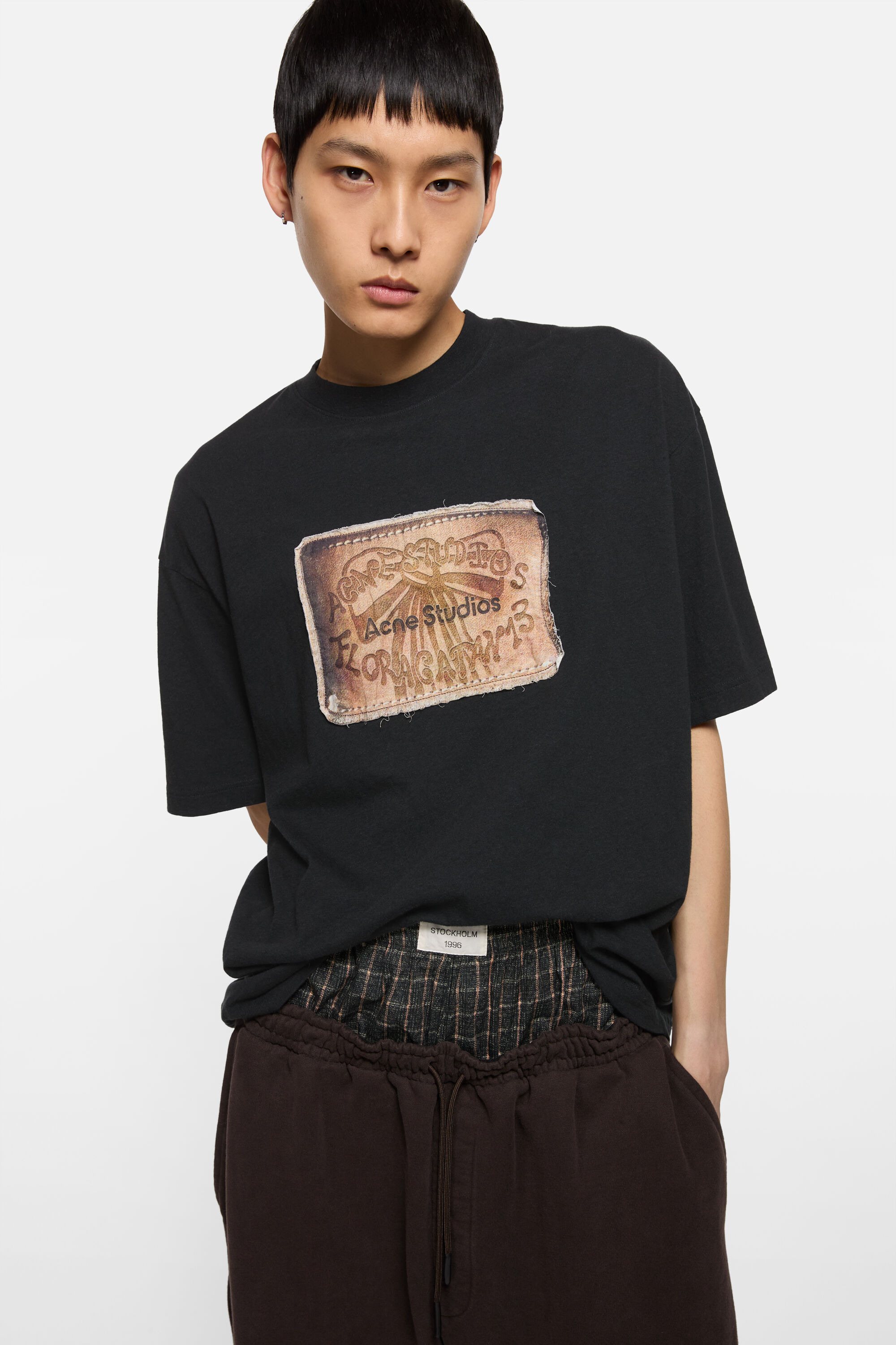 Logo t-shirt - Faded black - 4