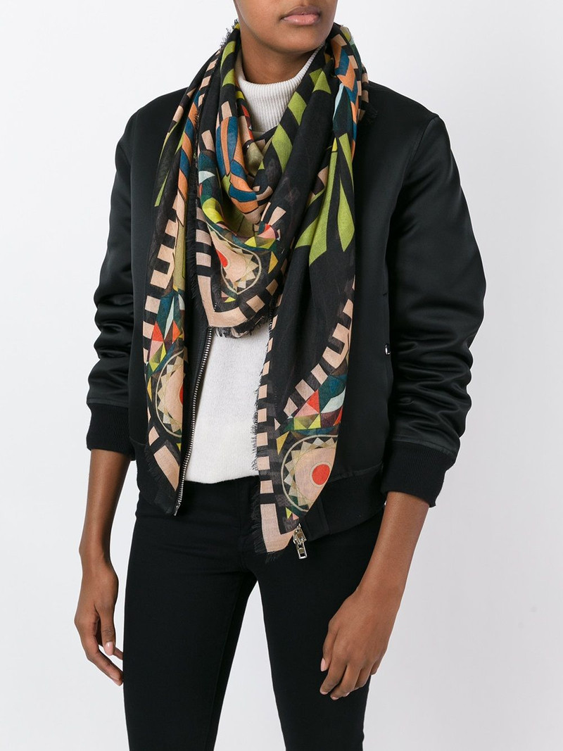Givenchy 'Crazy Cleopatra' printed scarf outlook