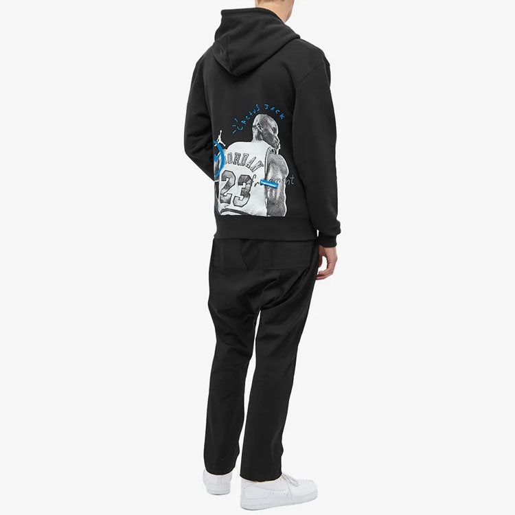 Air Jordan x Travis Scott x Fragment Hoodie 'Black' DJ0615-010 - 4