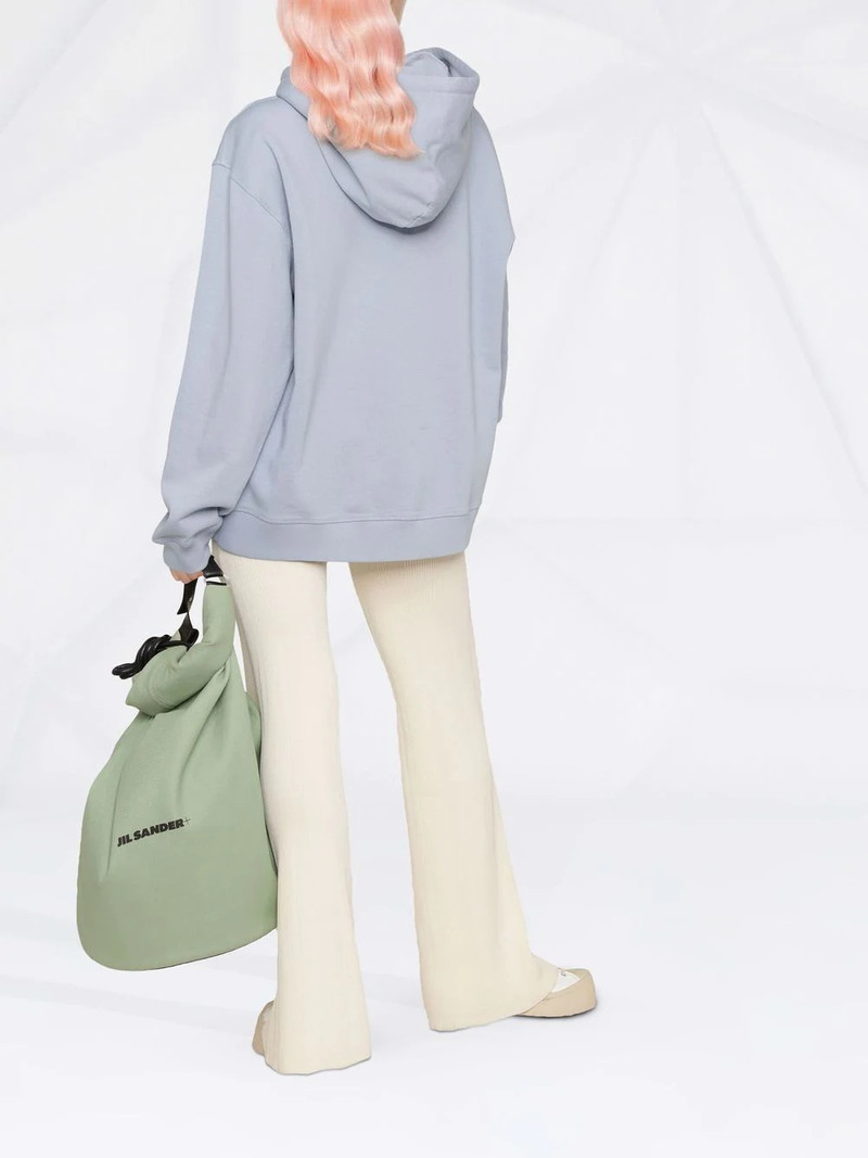 logo-embroidered oversize hoodie 4
