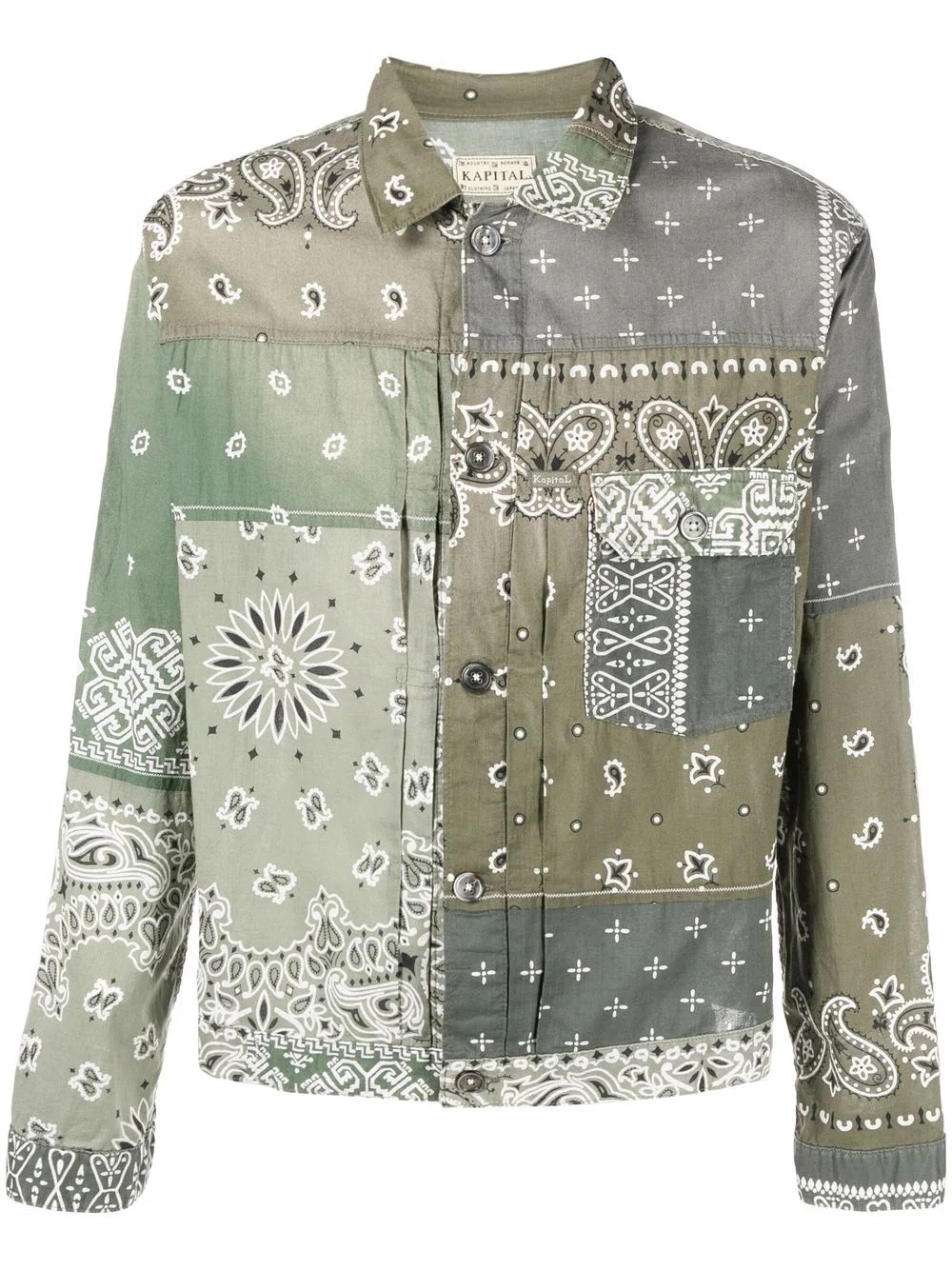 Bandana patchwork jacket - 1