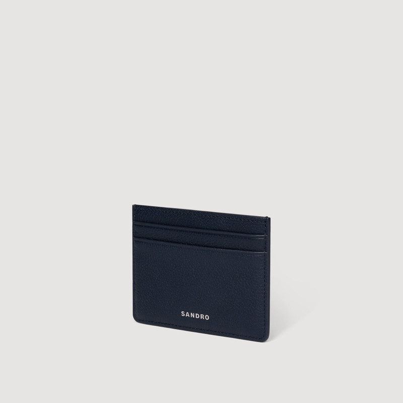 GRAINED LEATHER CARD HOLDER 4