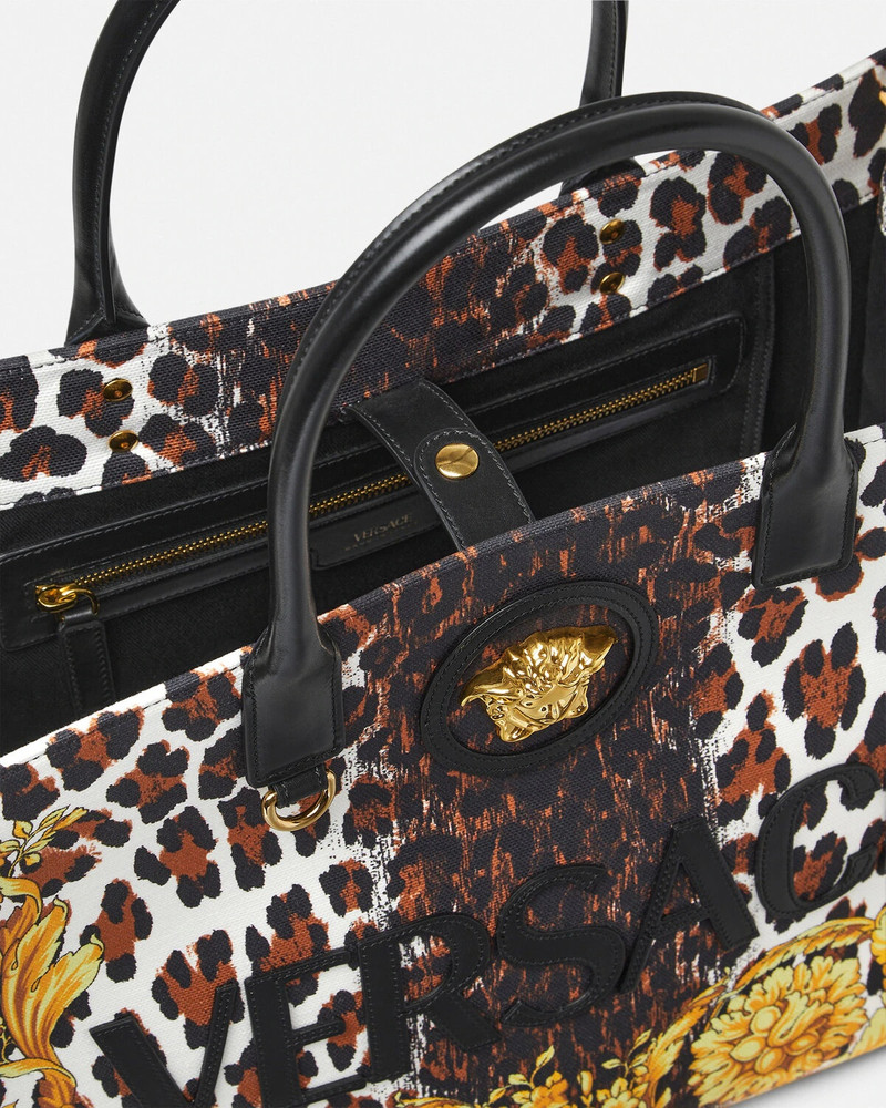 Wild Barocco Canvas Large Tote Bag 4
