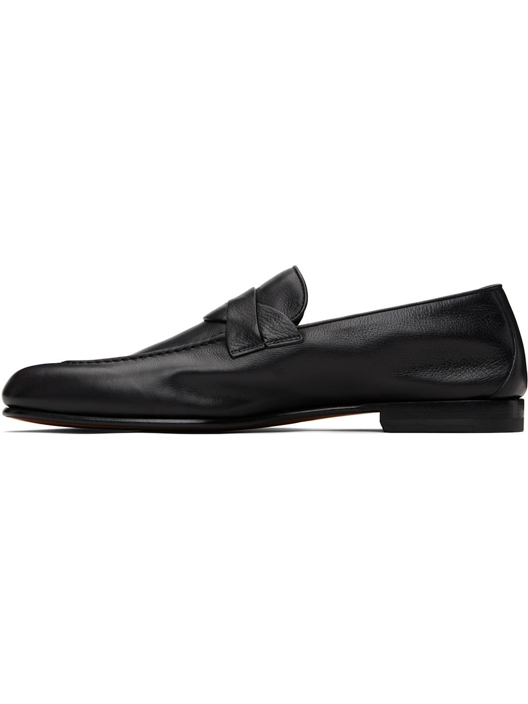 Black Gigi Twisted Band Loafers - 3