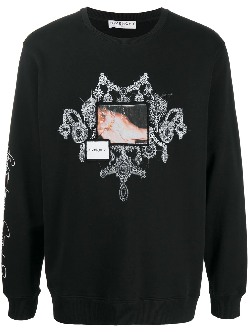 graphic print sweatshirt - 1