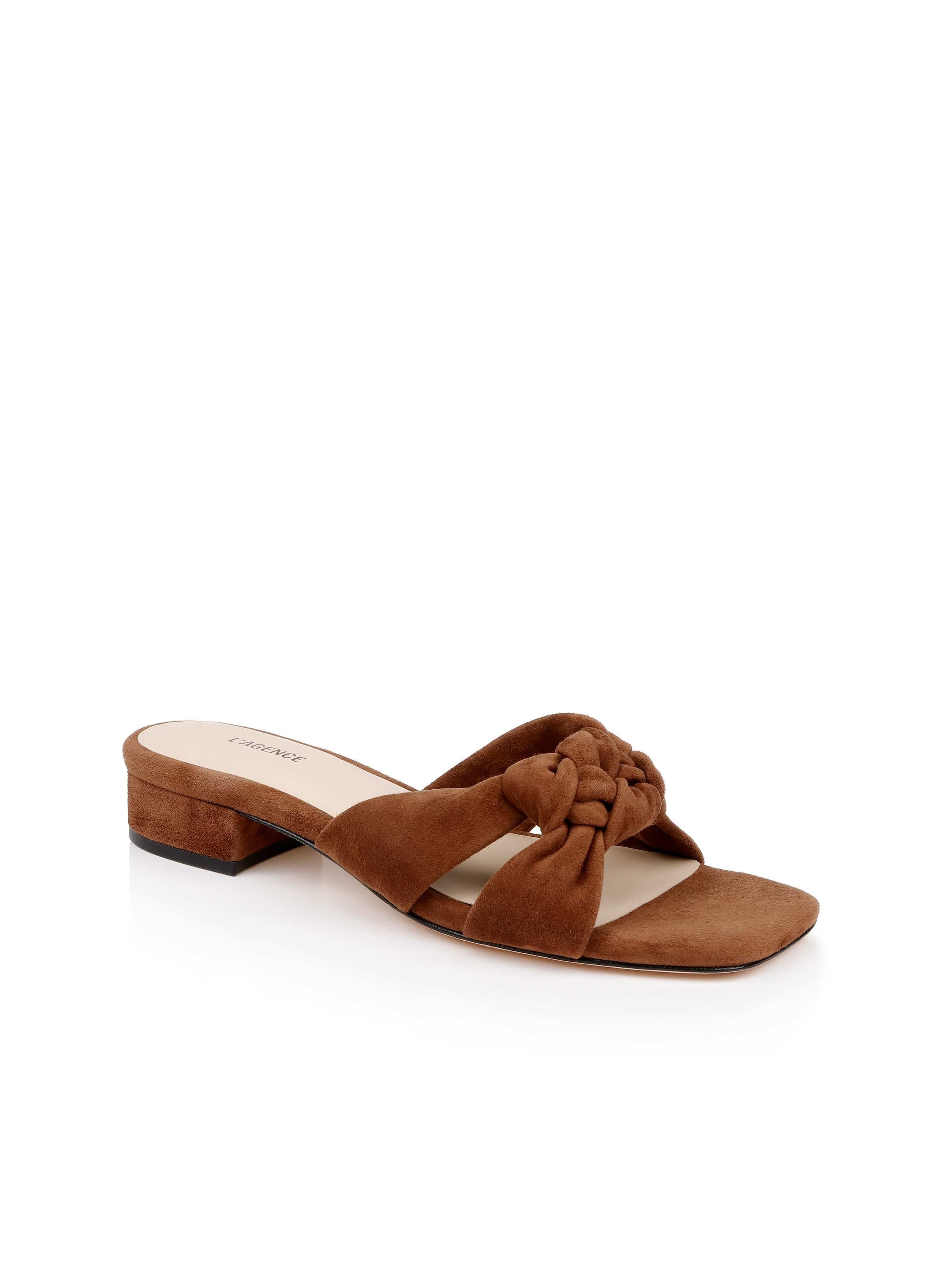 Lea Suede Knot Sandal - 2