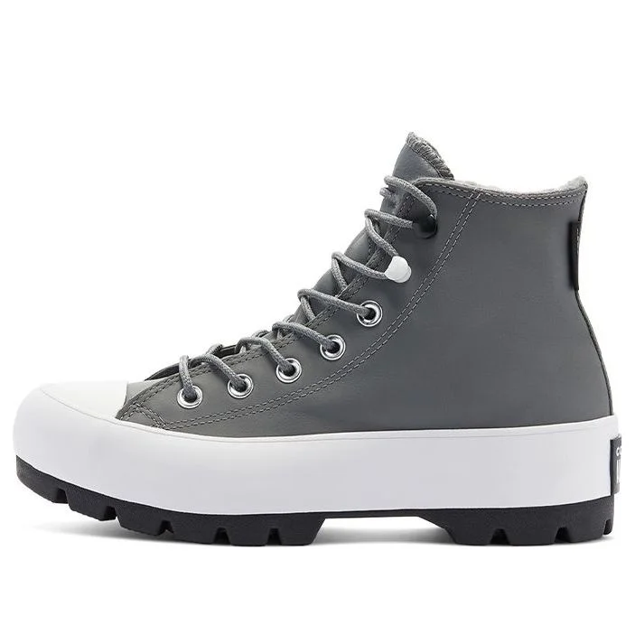 (WMNS) Converse Chuck Taylor All Star Lugged Winter High GTX 'Limestone Grey' 569555C - 1