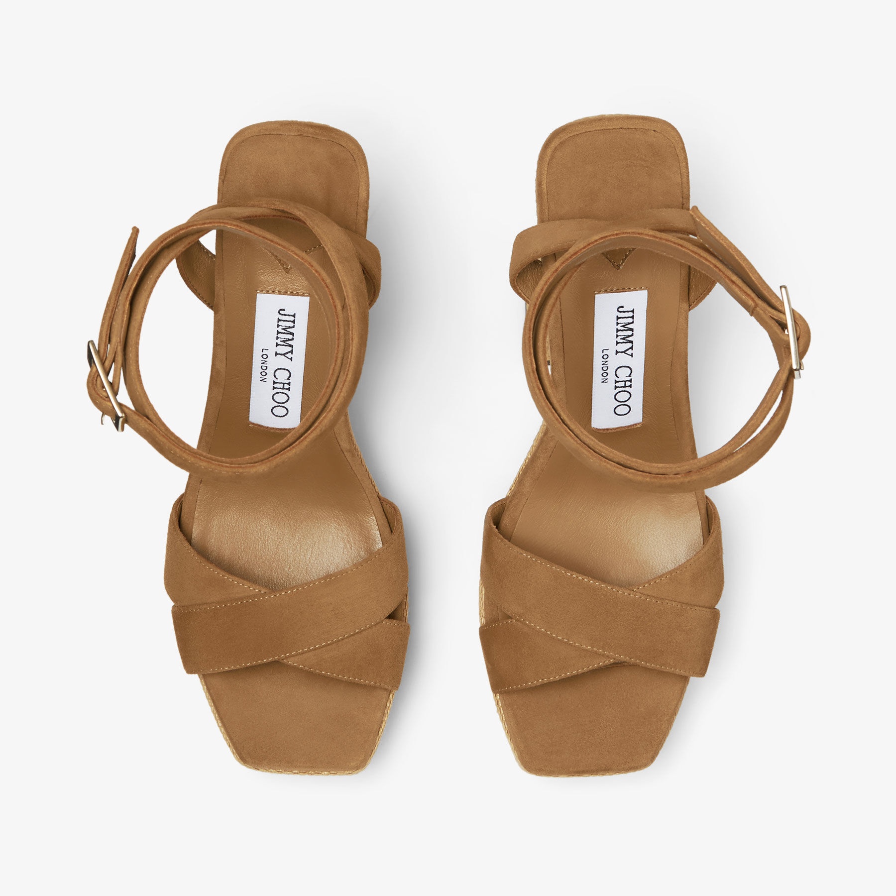 Gaia 140
Rattan Suede Platform Sandals - 5