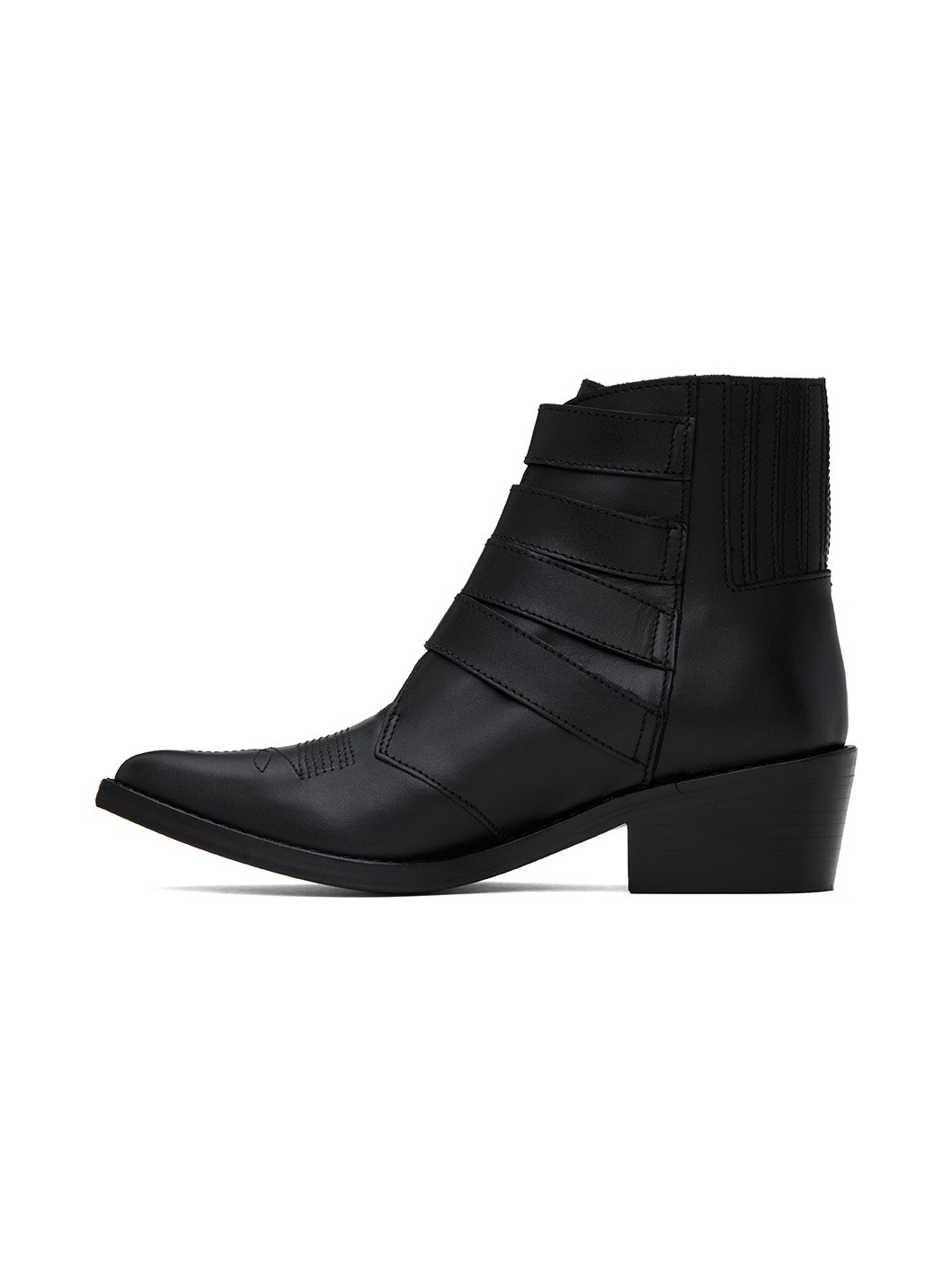 Black Cowboy Boots - 3