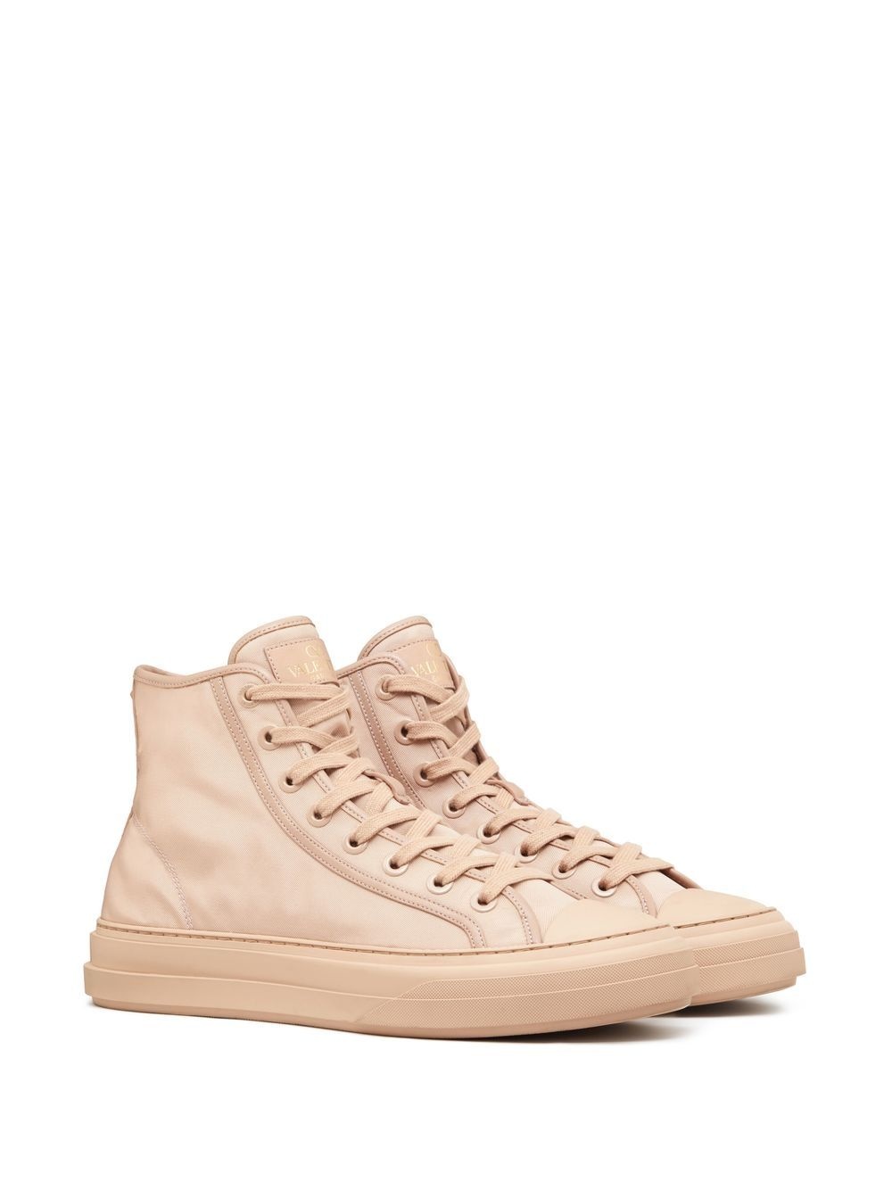 high-top lace-up sneakers - 2