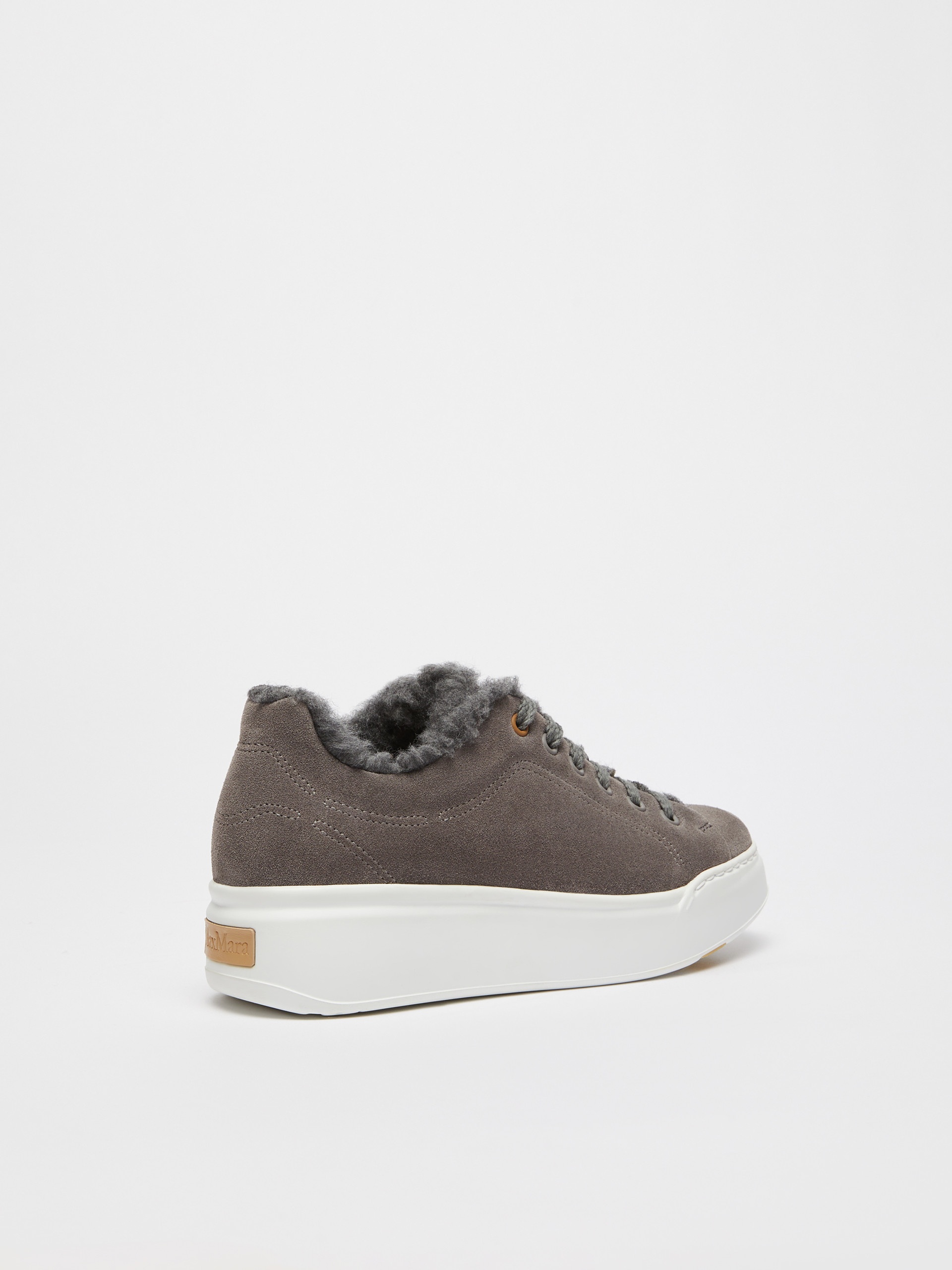 TMAXI2 Sneakers in suede and wool and alpaca Teddy fabric - 3