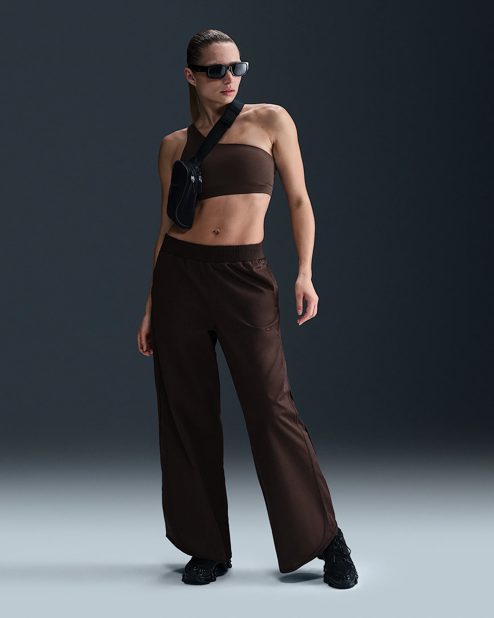 Nike Sportswear Collection Women's Mid-Rise Twill Track Pants - 1