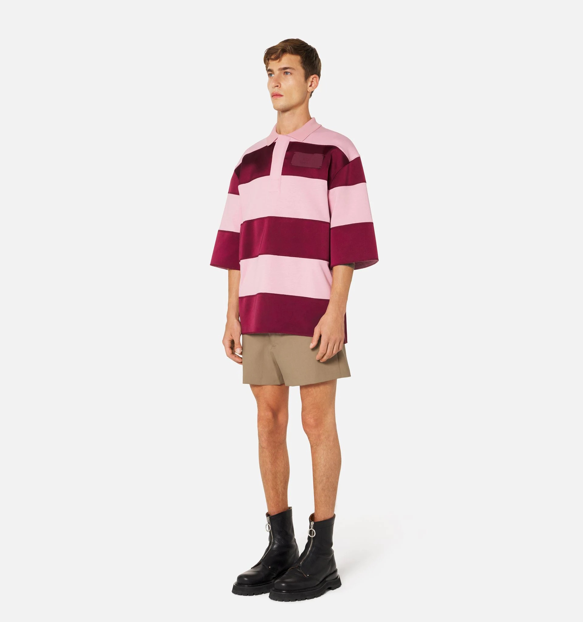 Rugby Striped Polo Shirt - 3
