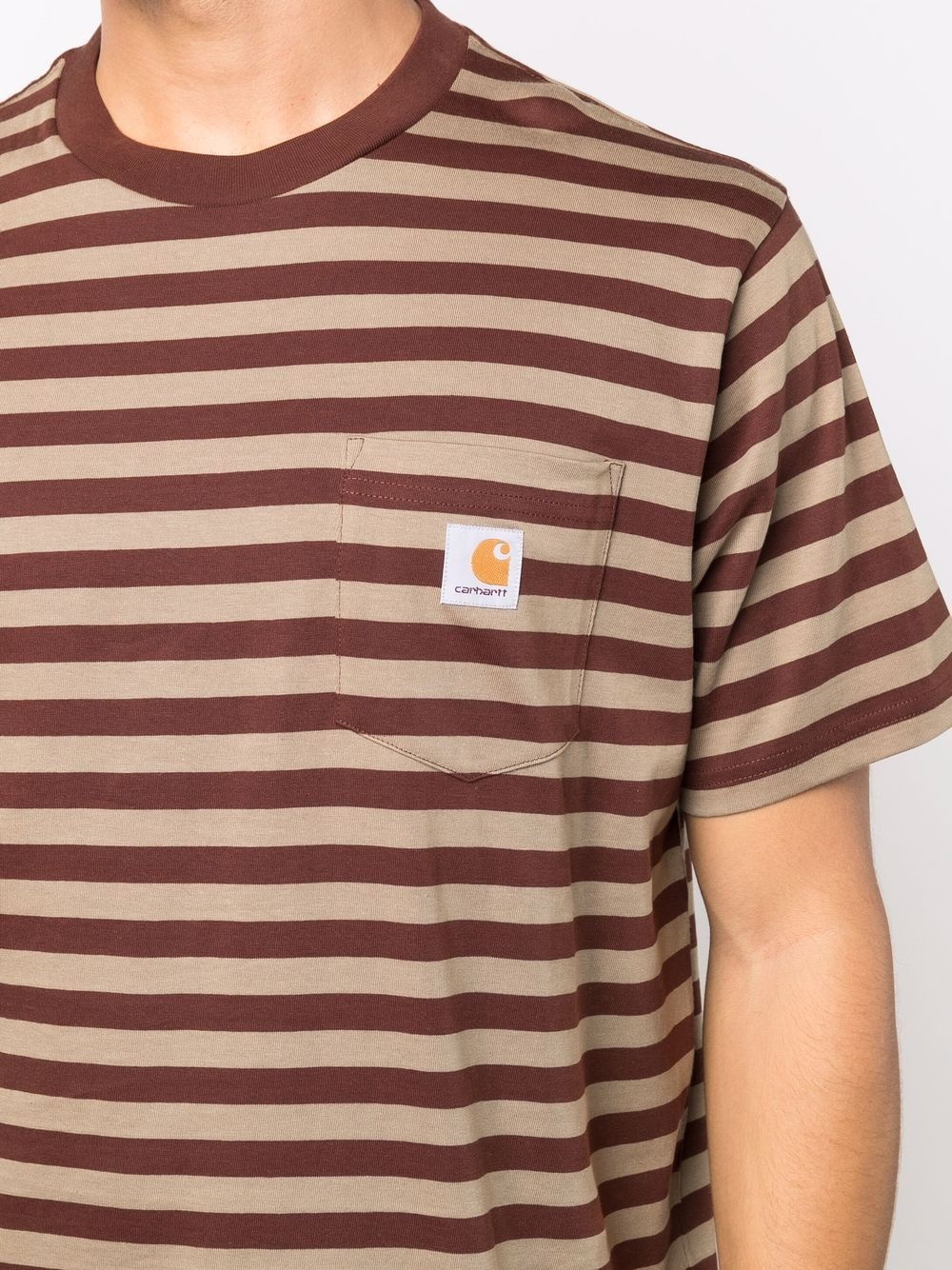 striped cotton T-shirt - 5