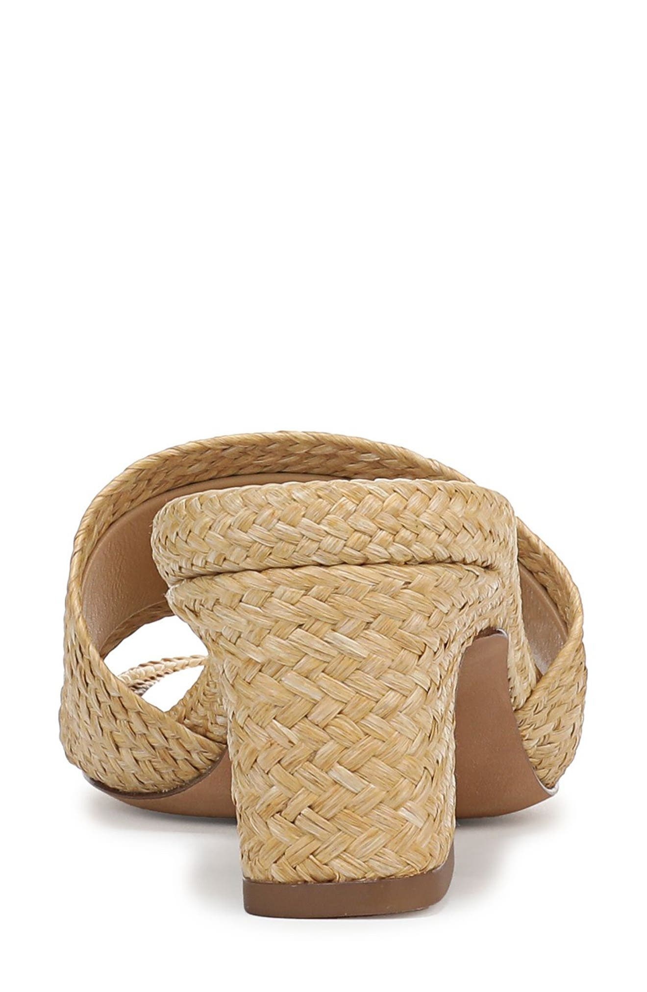 Vince Ariana Raffia Slide Sandal in Toasted Wheat at Nordstrom - 7