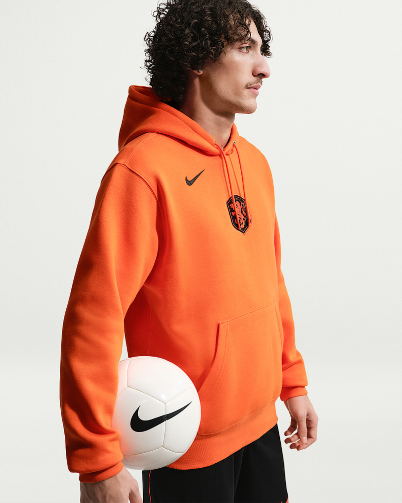 Netherlands Club Men's Nike Soccer Pullover Hoodie 3