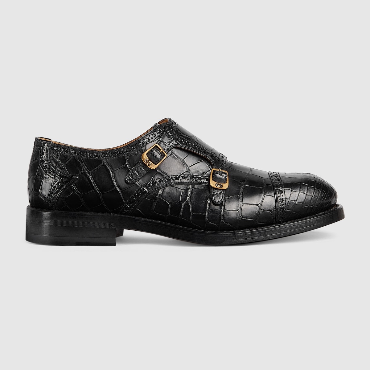 GUCCI Men s monk strap shoe REVERSIBLE