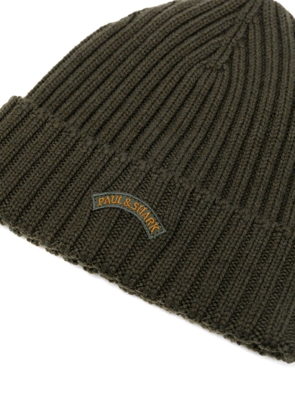 logo-embroidered beanie hat - 2