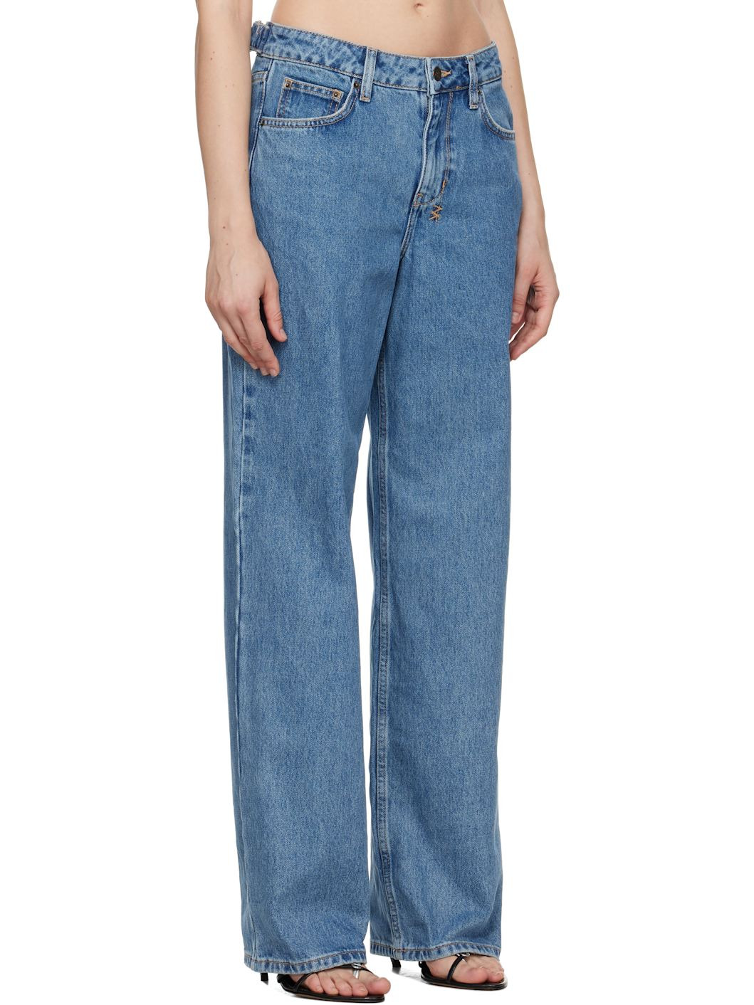 Blue Low Rider Jeans - 2