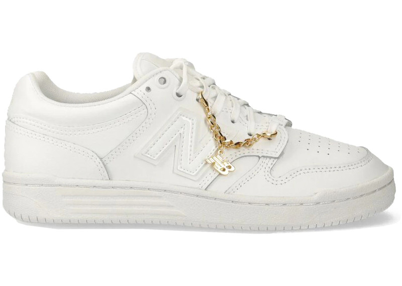 New Balance 480 White Gold Chain - 1