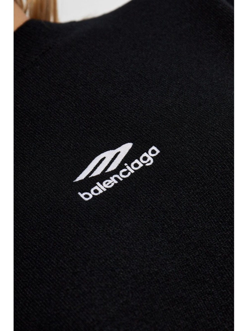 logo-embroidered sweater 5