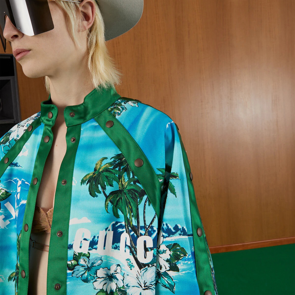 Printed cotton jacket - 4