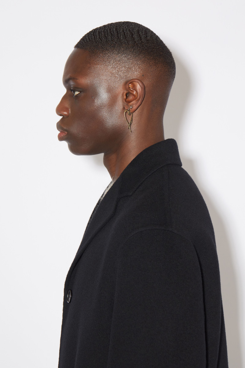 Heart hoops - Antique gold 3