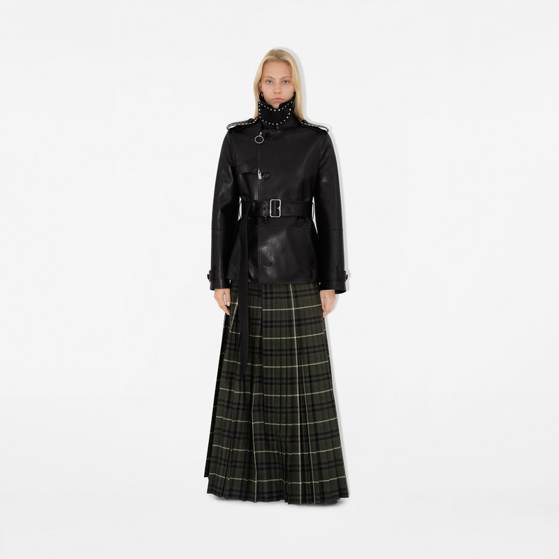 Burberry Leather Trench Jacket outlook