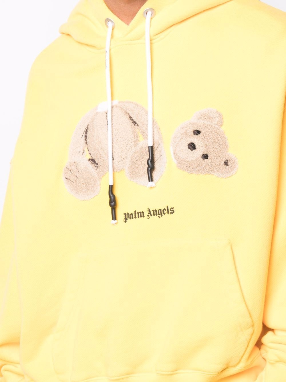 Bear logo-print hoodie - 5