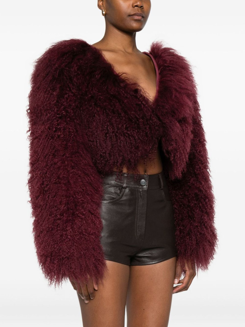 Luxe cropped fur jacket 3